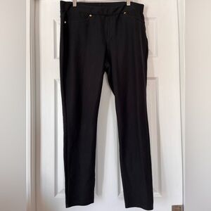 Michael Kors Black Pants with Gold Detail